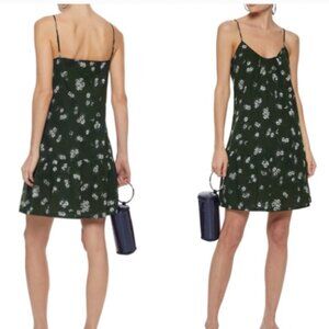 CURRENT/ELLIOTT Strappy Floral-print Mini Dress